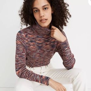 Madewell space dye turtleneck sweater